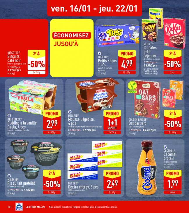 Aldi Dépliant 12.01.2026