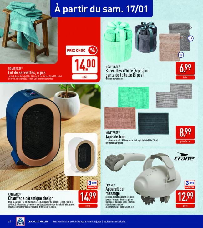 Aldi Dépliant 12.01.2026