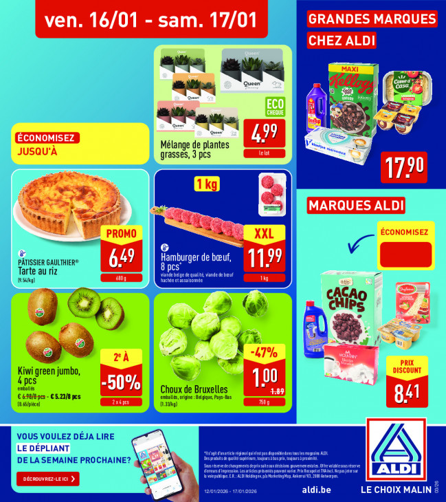 Aldi Dépliant 12.01.2026