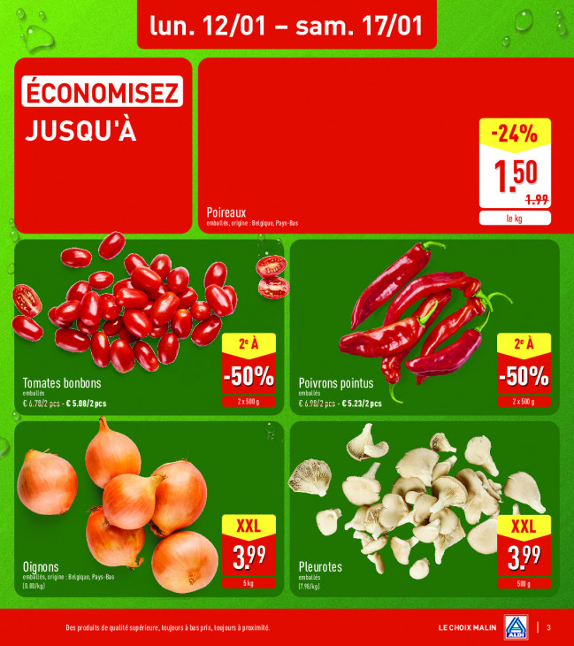 Aldi Dépliant 12.01.2026