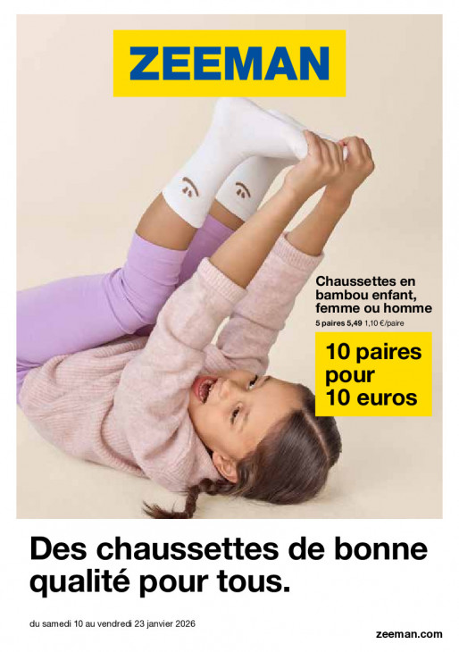 Zeeman Dépliant 10.01.2026