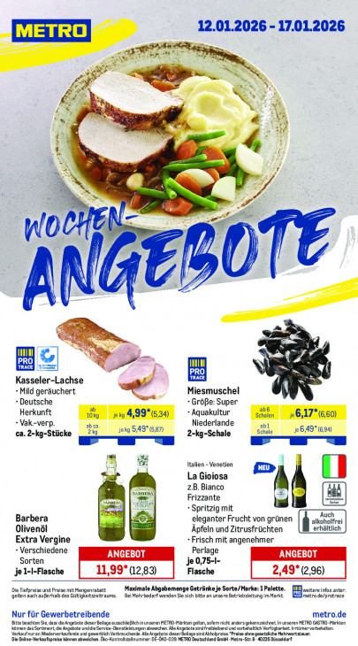 Metro Angebote ab 12.01.26 - bis 17.01.26