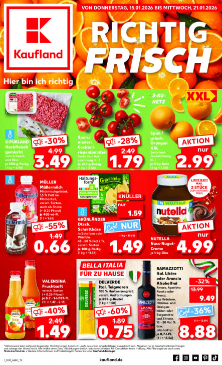 Kaufland Angebote ab 15.01.26 - bis 21.01.26