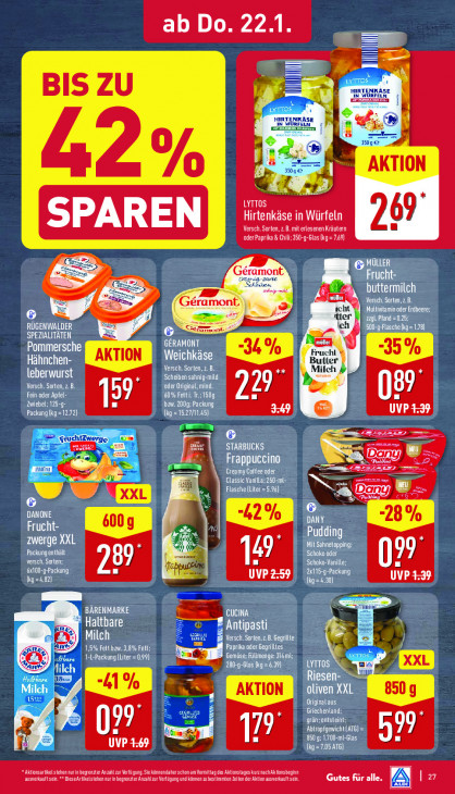 Aldi Nord Angebote ab 19.01.26 bis 24.01.26