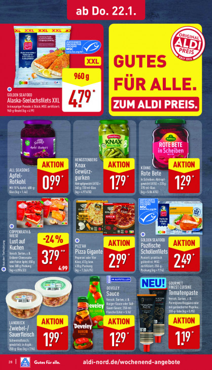 Aldi Nord Angebote ab 19.01.26 bis 24.01.26