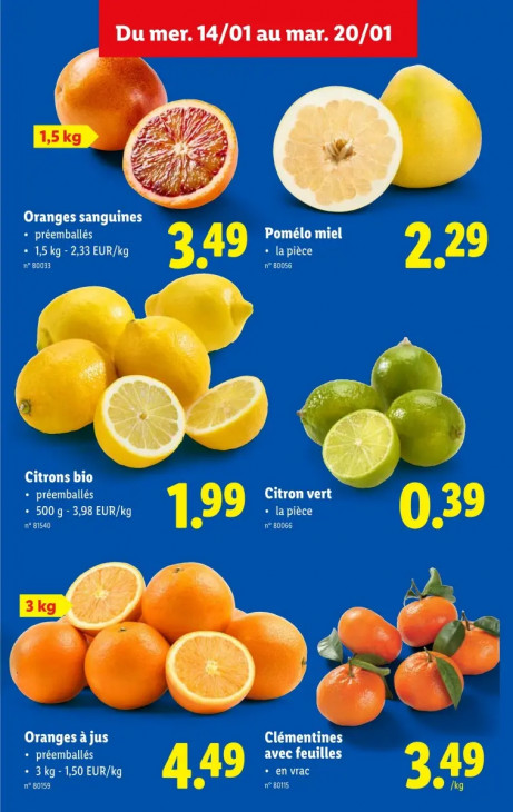 Lidl Dépliant 14.01.2026