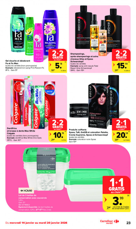 Carrefour Dépliant 14.01.2026