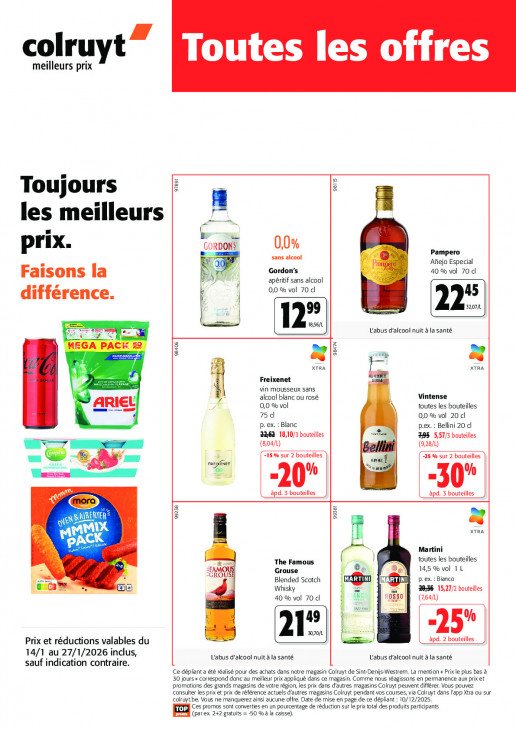 Colruyt Dépliant 14.01.2026