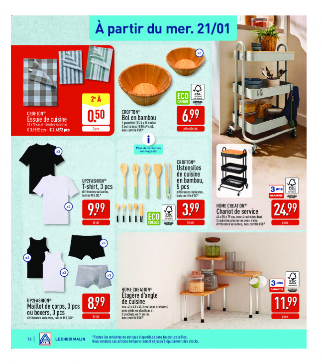 Aldi Dépliant 19.01.2026