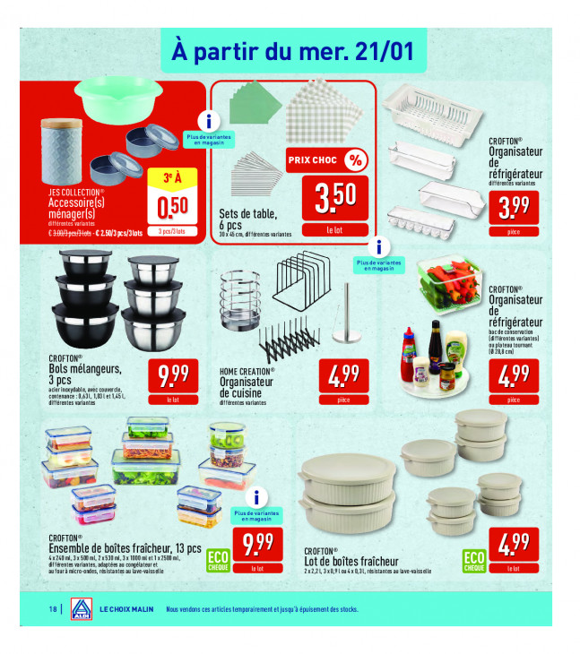 Aldi Dépliant 19.01.2026