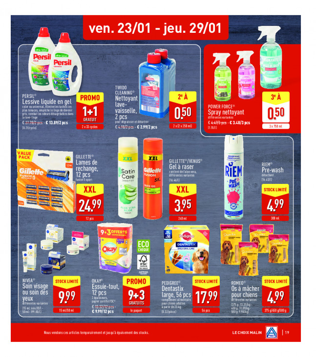 Aldi Dépliant 19.01.2026