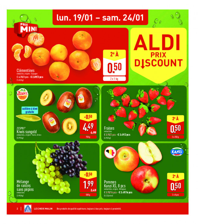 Aldi Dépliant 19.01.2026