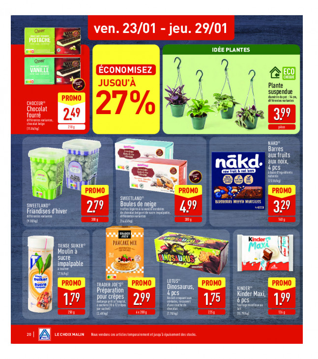 Aldi Dépliant 19.01.2026