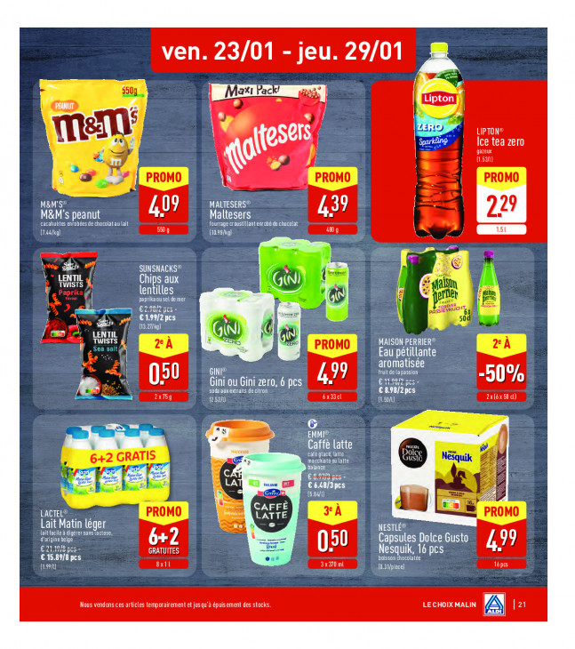 Aldi Dépliant 19.01.2026