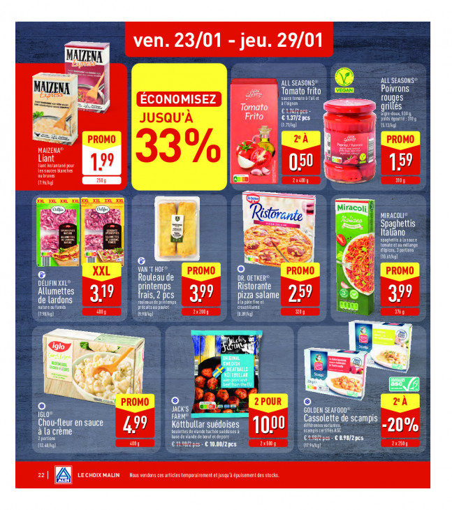 Aldi Dépliant 19.01.2026