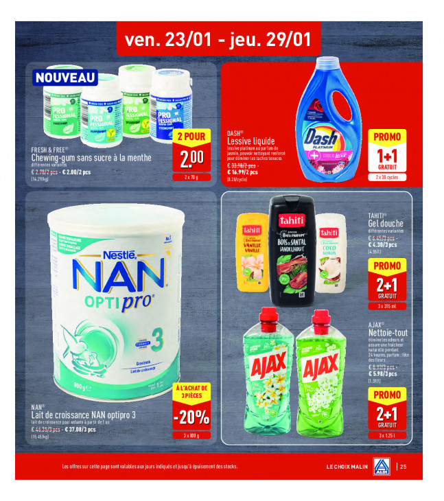 Aldi Dépliant 19.01.2026