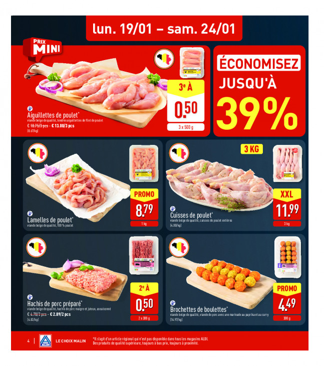 Aldi Dépliant 19.01.2026