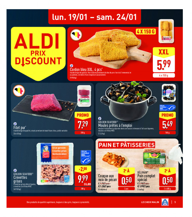 Aldi Dépliant 19.01.2026