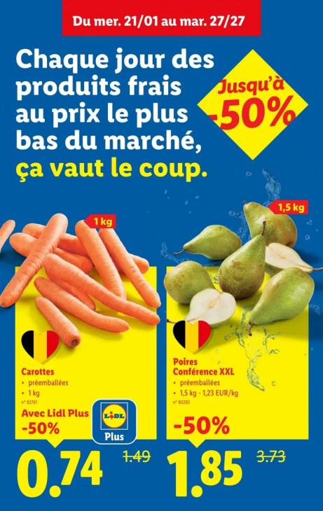 Lidl Dépliant 21.01.2026