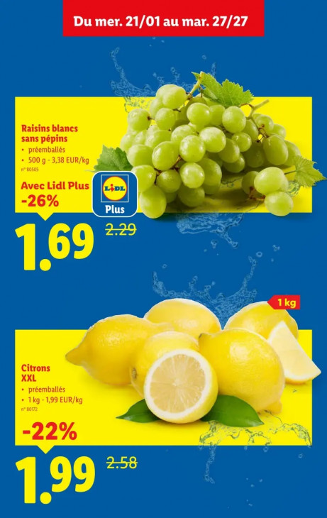 Lidl Dépliant 21.01.2026