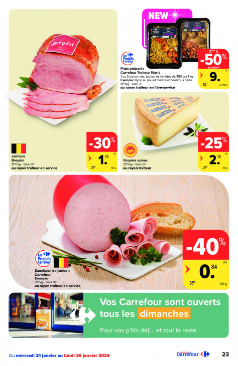 Carrefour Dépliant 21.01.2026