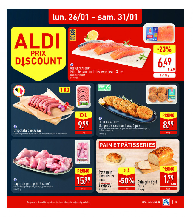 Aldi Dépliant 26.01.2026