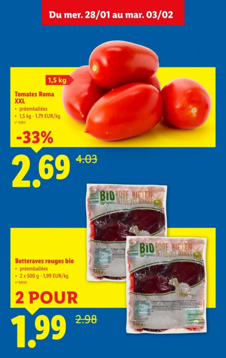 Lidl Dépliant 28.01.2026