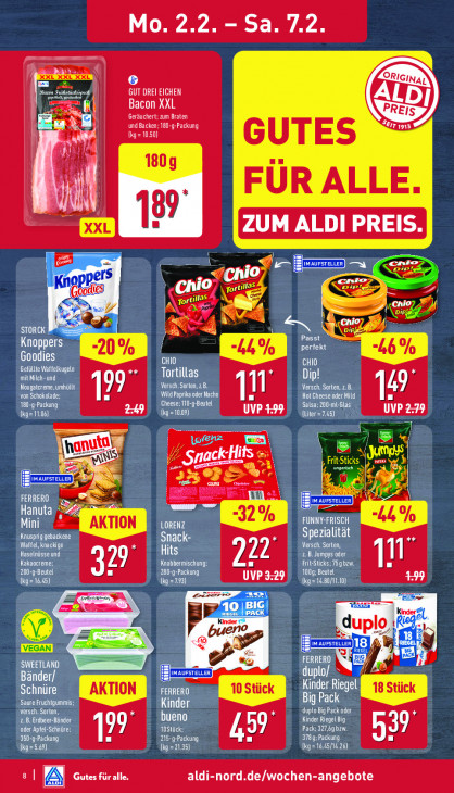 Aldi Nord Angebote ab 02.02.26 bis 07.02.26