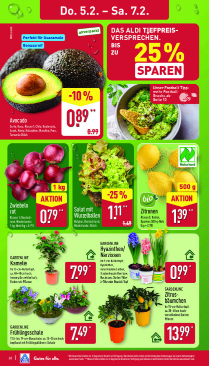 Aldi Nord Angebote ab 02.02.26 bis 07.02.26