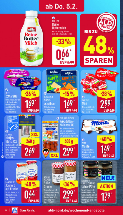 Aldi Nord Angebote ab 02.02.26 bis 07.02.26