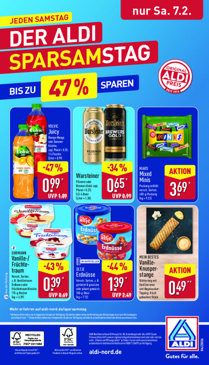 Aldi Nord Angebote ab 02.02.26 bis 07.02.26