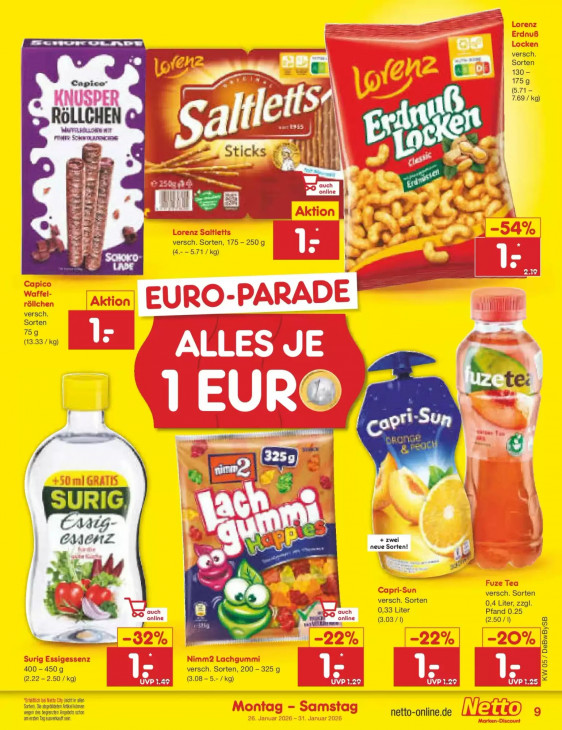 Netto Angebote ab 26.01.26 bis 31.01.26