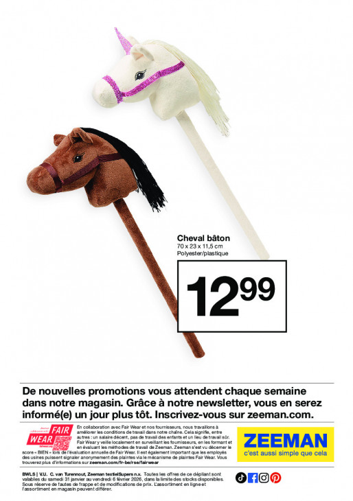 Zeeman Dépliant 31.01.2026