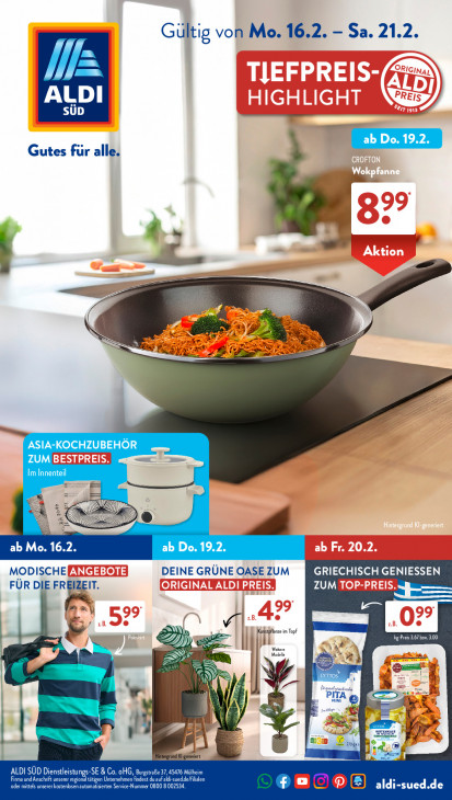 Aldi Süd Angebote ab 16.02.26 bis 21.02.26