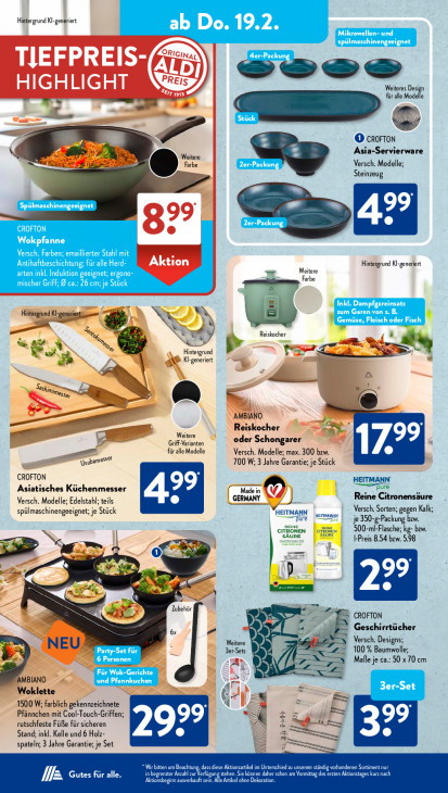 Aldi Süd Angebote ab 16.02.26 bis 21.02.26