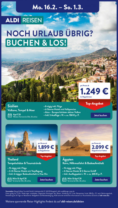 Aldi Süd Angebote ab 16.02.26 bis 21.02.26