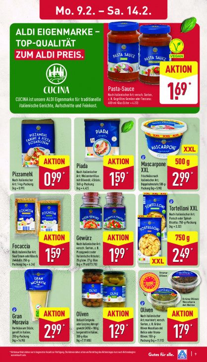 Aldi Nord Angebote ab 09.02.26 bis 14.02.26