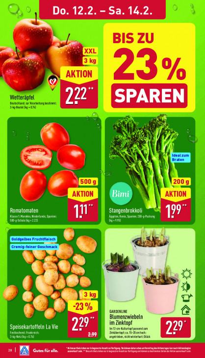 Aldi Nord Angebote ab 09.02.26 bis 14.02.26
