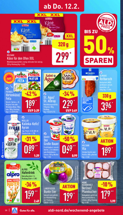 Aldi Nord Angebote ab 09.02.26 bis 14.02.26