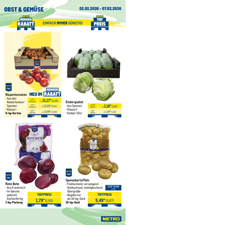 Metro Angebote ab 02.02.26 bis 07.02.26