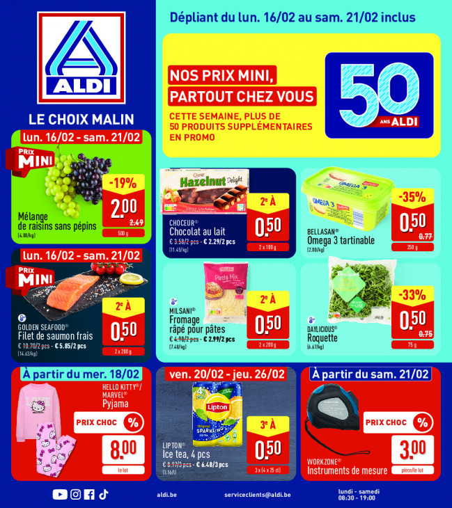 Aldi Dépliant 16.02.2026