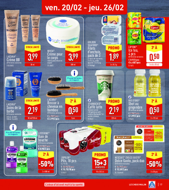 Aldi Dépliant 16.02.2026