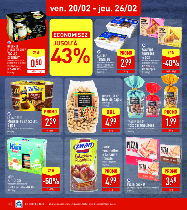 Aldi Dépliant 16.02.2026