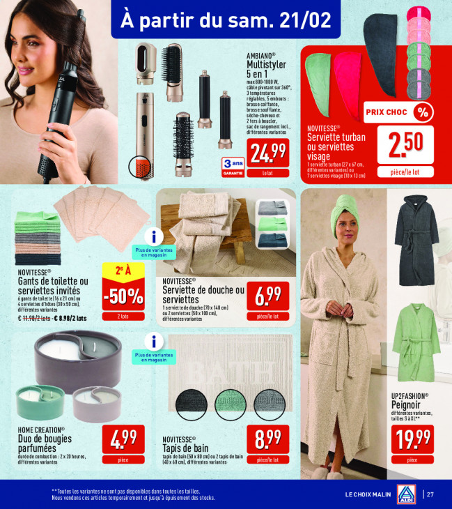 Aldi Dépliant 16.02.2026