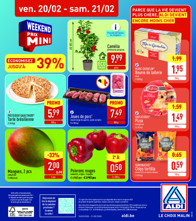 Aldi Dépliant 16.02.2026