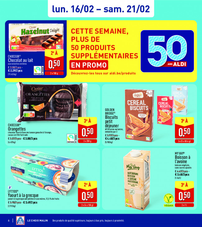 Aldi Dépliant 16.02.2026