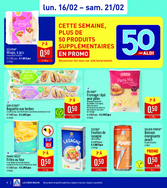 Aldi Dépliant 16.02.2026