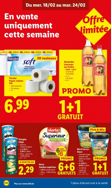 Lidl Dépliant 18.02.2026