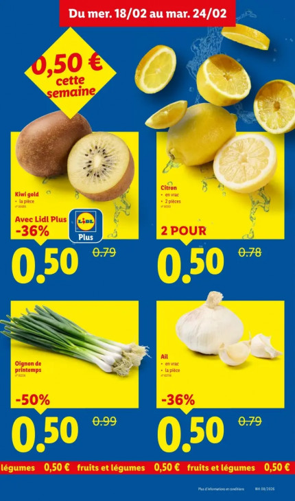 Lidl Dépliant 18.02.2026