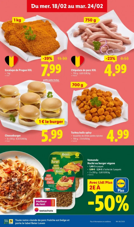 Lidl Dépliant 18.02.2026